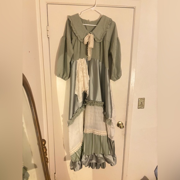Dresses & Skirts - Green and White Gingham Dress